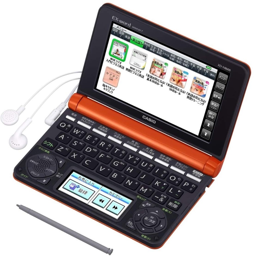 CASIO EX-word XD-N8600RG электронный словарь японско английский русский