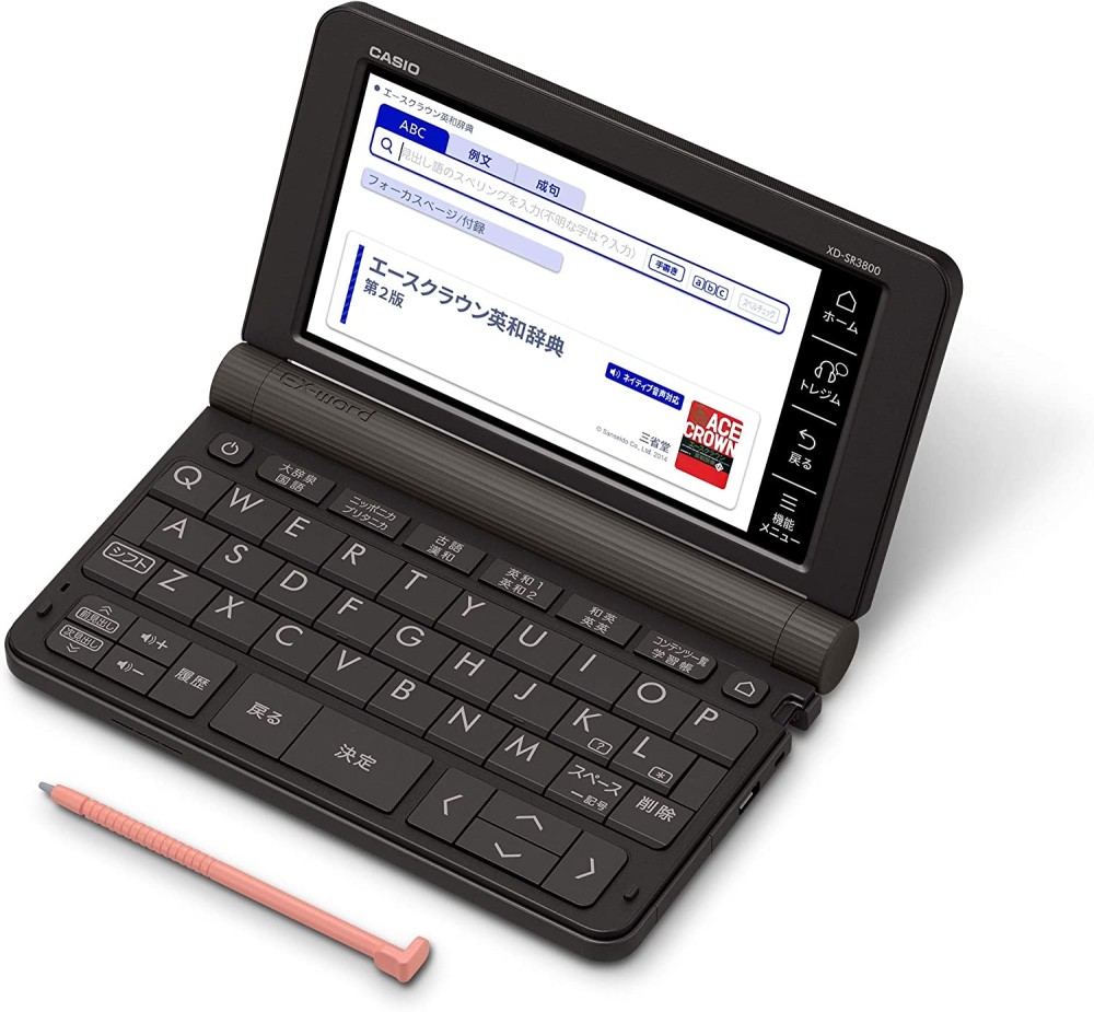 CASIO EX-word XD-SR3800BK электронный словарь японско английский