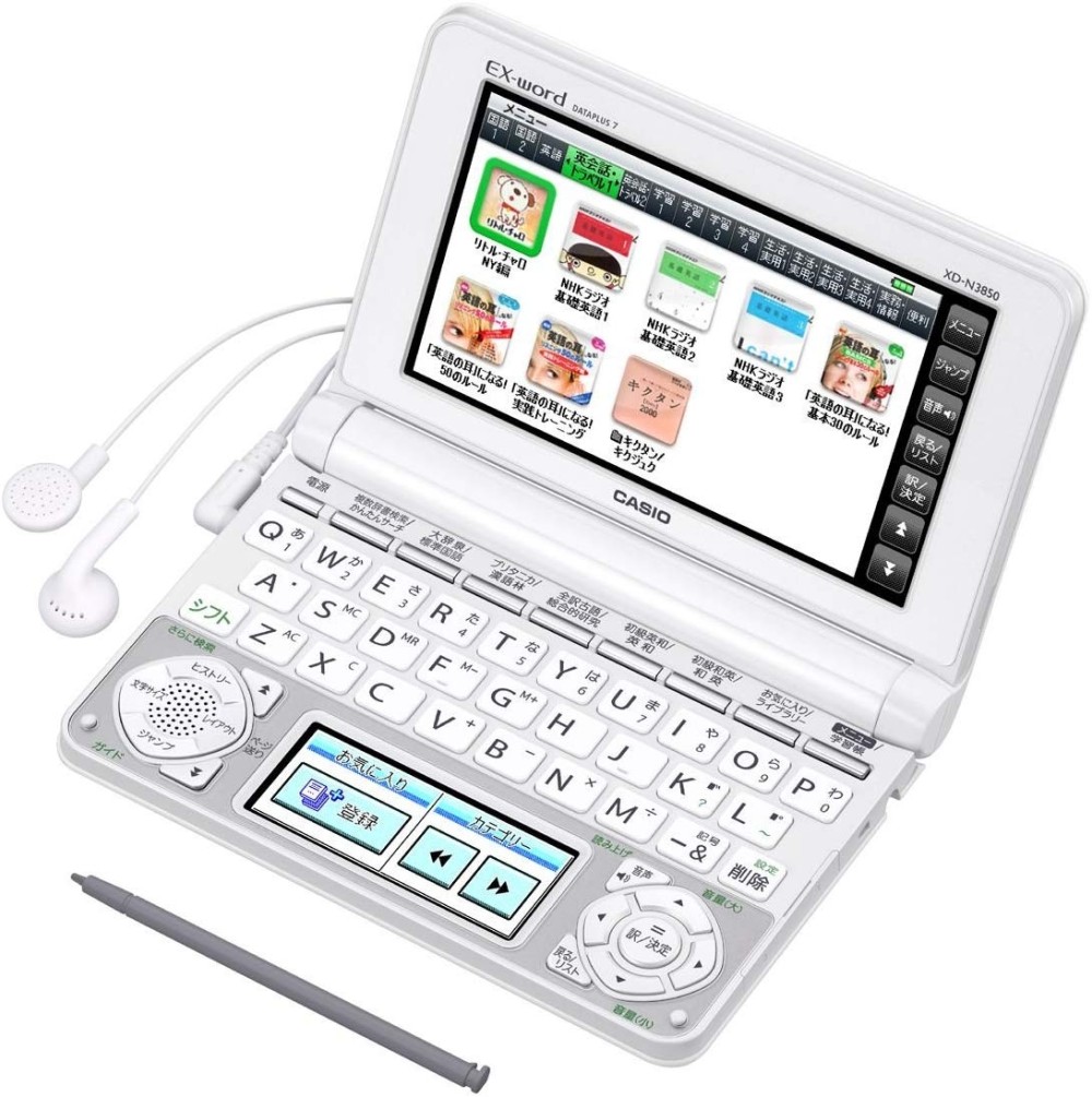 CASIO EX-word XD-N3850WE электронный словарь японско английский русский