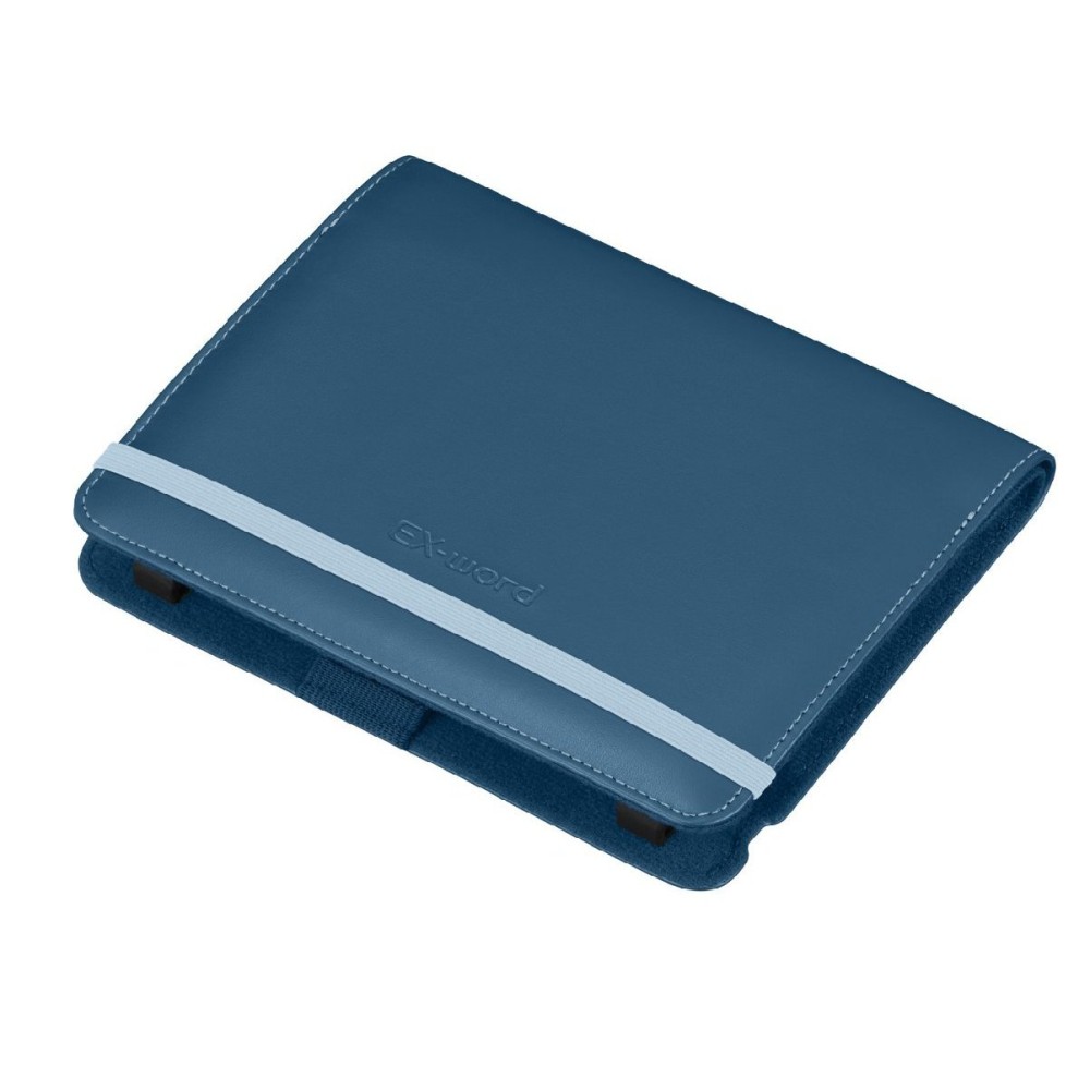 CASIO XD-CC2105BE Electronic Dictionary Case Book Cover Blue