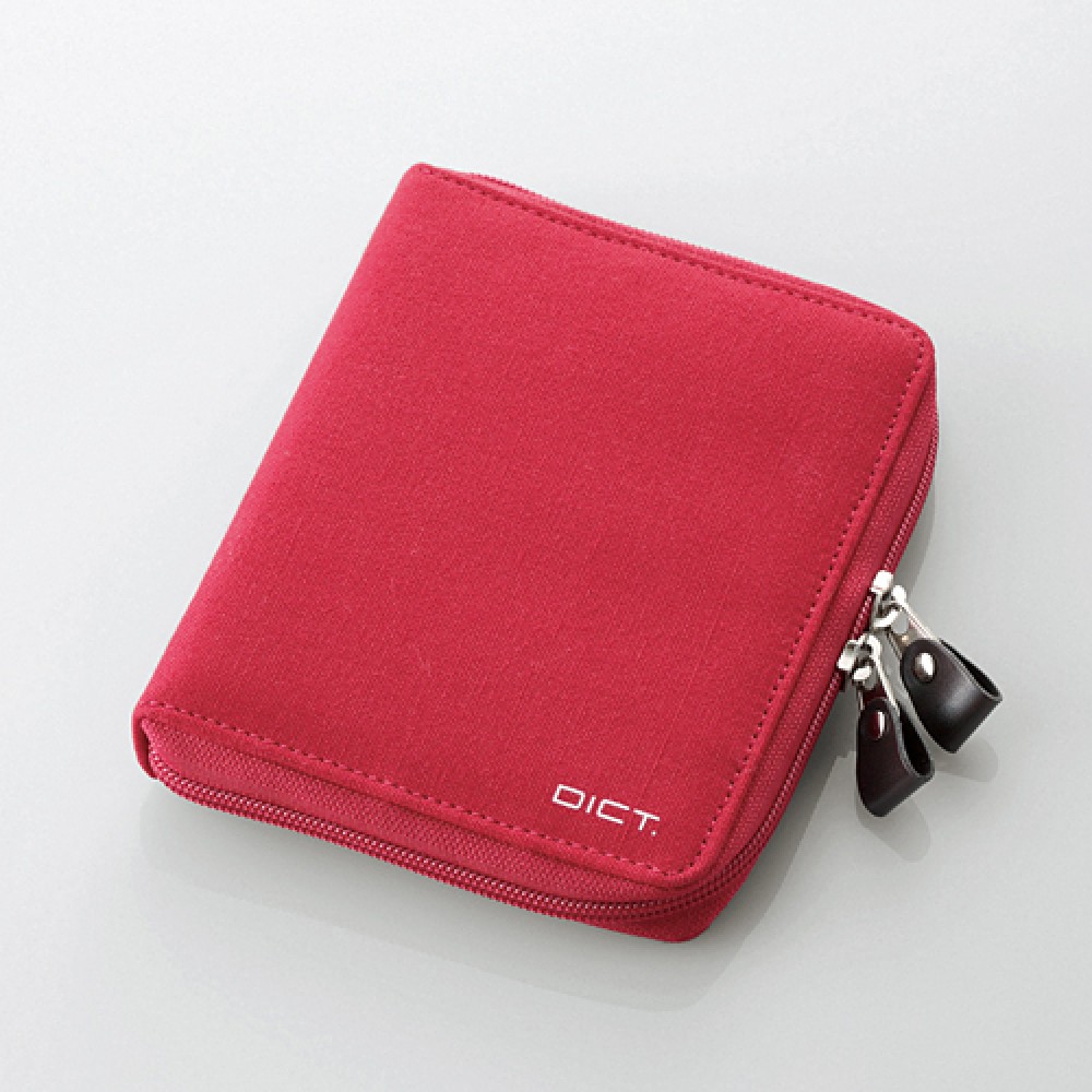 ELECOM DJC-017RD Book Cover Type Electronic Dictionary Case Red