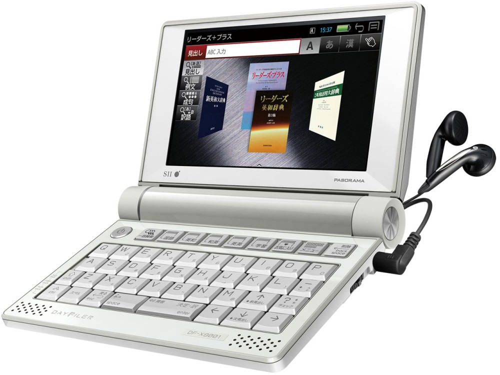 SEIKO PASORAMA DAYFILER DF-X8001 Student Model Japanese English Electronic Dictionary