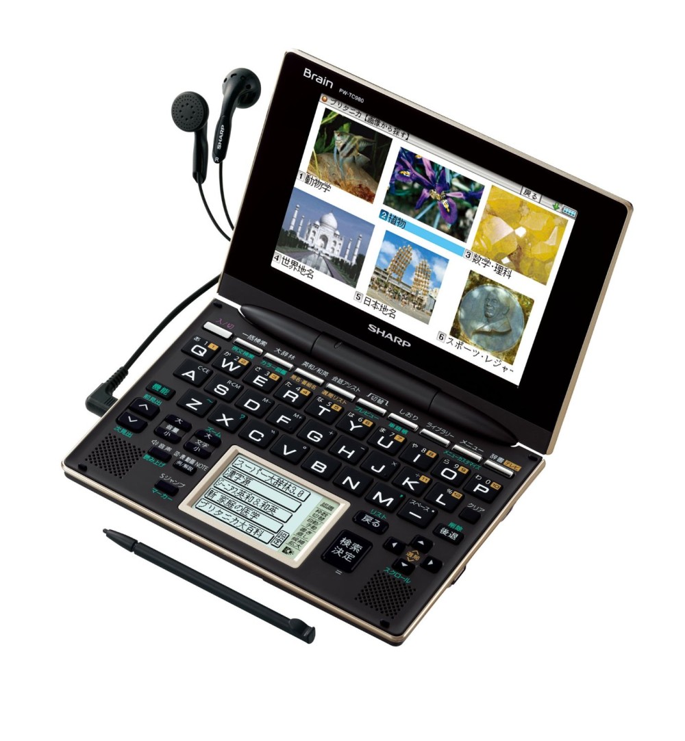 SHARP PW-TC980-B электронный словарь японско английский